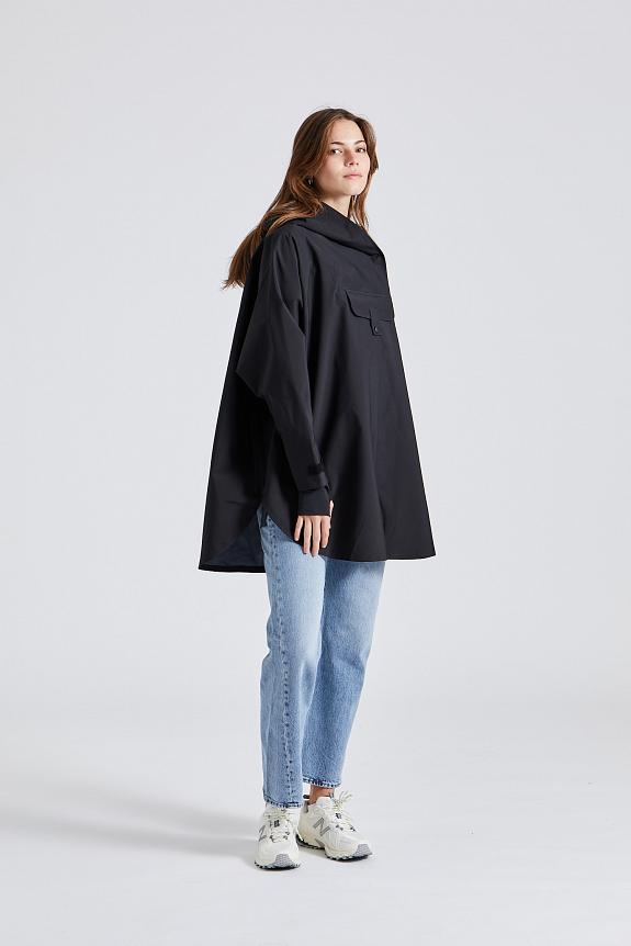 Blæst Bergen Black Regnponcho